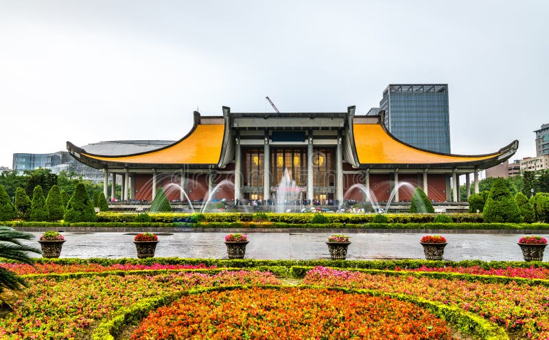 Sun Yat-Sen Memorial Hall in Taipei, Taiwan royalty free stock photos Sun Yat-Sen Memorial Hall in Taipei, Taiwan royalty free stock photos