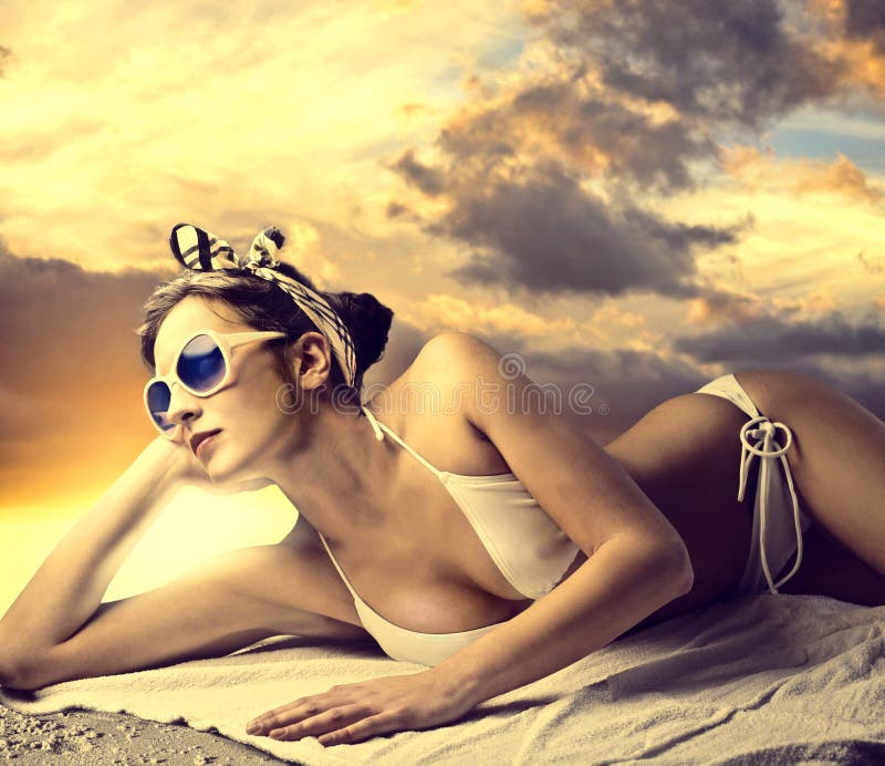 Sunbathing stock images Sunbathing stock images