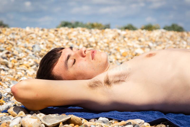 Beach Nudists Boy