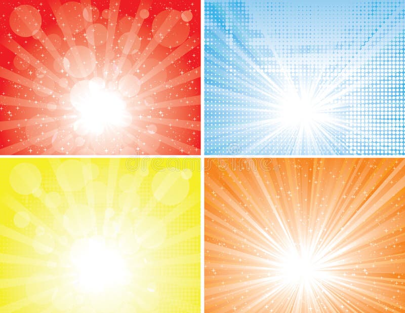 Sunbeam backgrounds collection