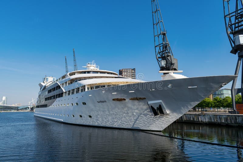 Sunborn Yacht Hotel royalty free stock photos Sunborn Yacht Hotel royalty free stock photos