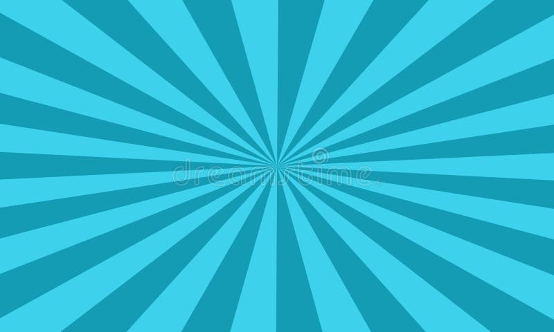 Sunbrust blue green abstract background stock illustration