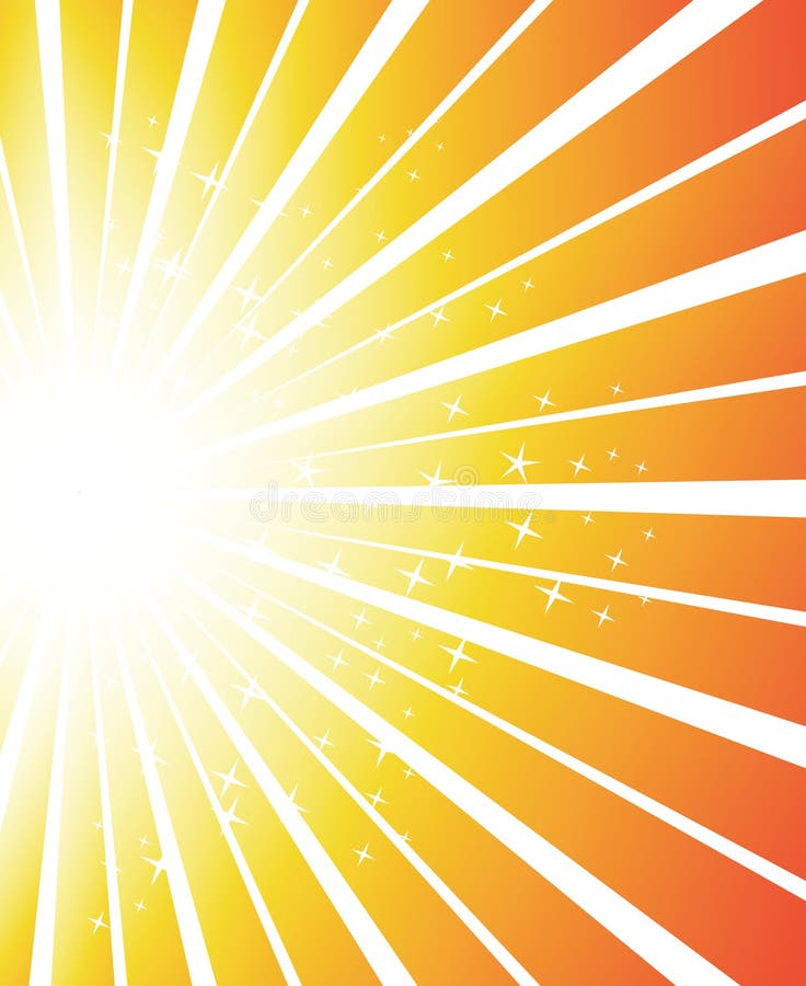Sunburst stock vector. Illustration of summer, flare - 14092173