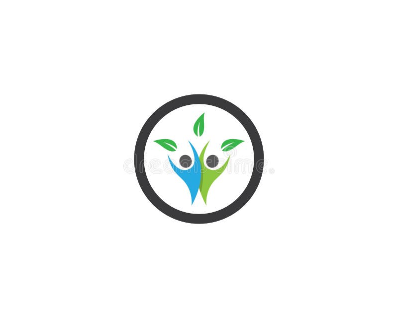 Sund livstidslogo stock illustrationer