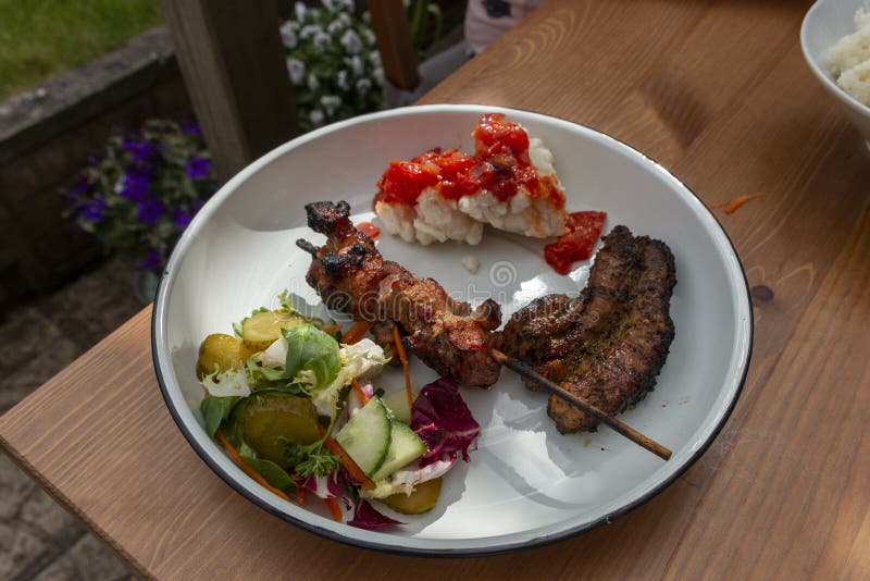 A Sunday afternoon braai stock image. Image of food 236356507