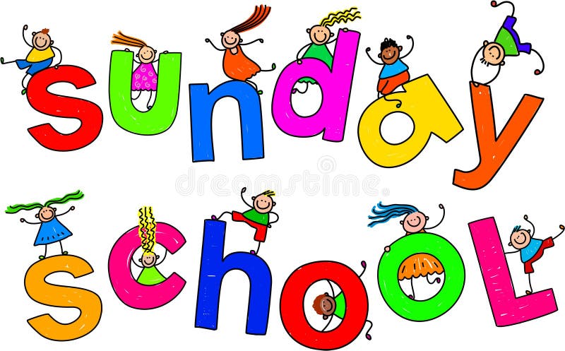 Sunday School Kids stock illustration. Illustration of diversity - 43717222