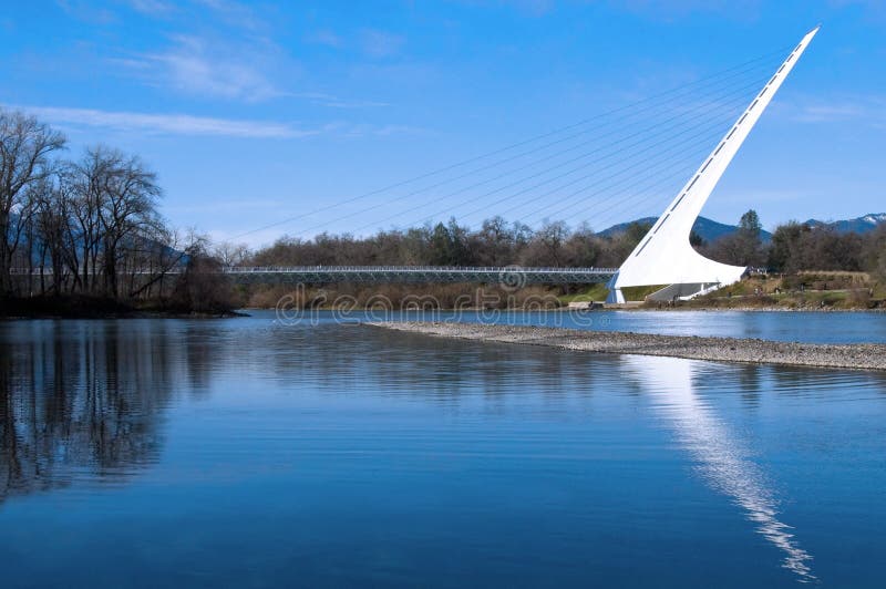 Sundial Bridge Redding California Editorial Photo Image 6078696