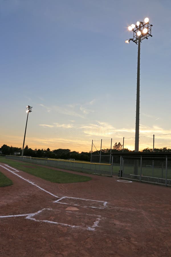 Baseball Field Sunset Stock Images Download 313 Royalty Free Photos