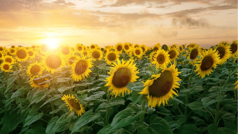 Sunflower in bloom