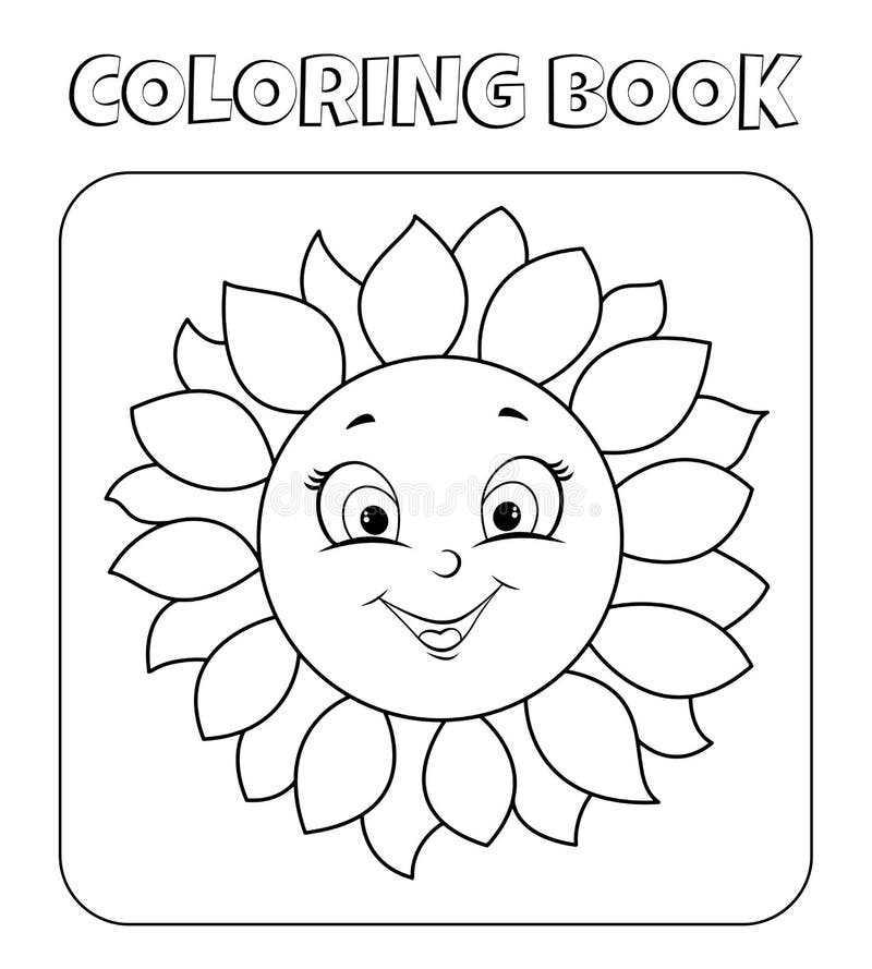 kids sunflower coloring page pencil drawing of vector design with pencil  sketch 10792092 Vector Art at Vecteezy