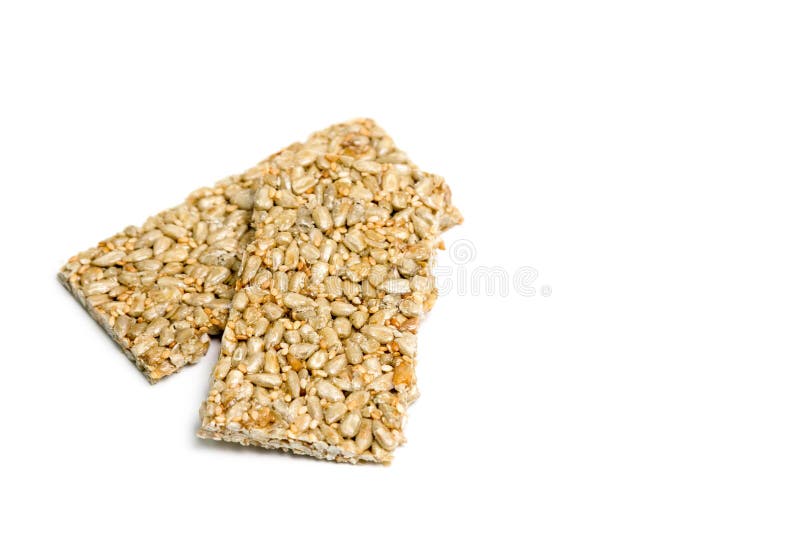 Sunflower Kernels and Sesame Bar Stock Image Image of meal, snack