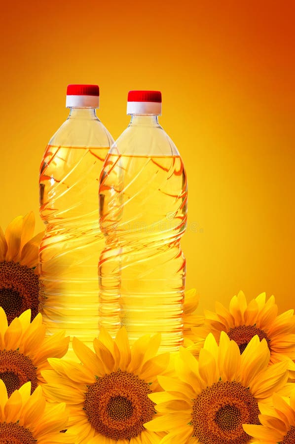 Sunflower Oil stock image. Image of bottle, pots, condiment 23844029
