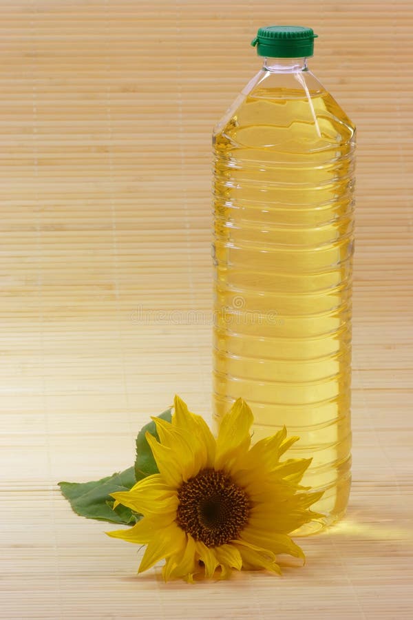 Cooking Oil with Sunflower Seeds Stock Photo Image of nutrition