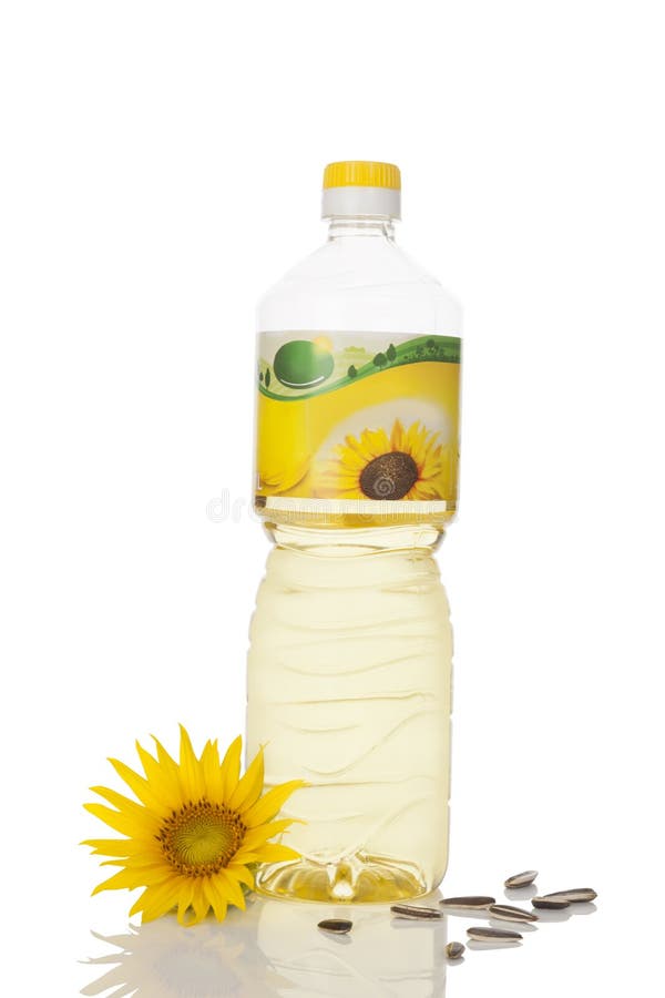 Sunflower oil with seeds stock photo. Image of seeds 97152890