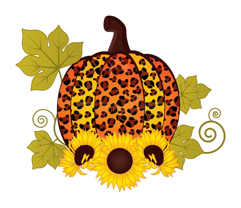 Leopard Pumpkins Fabric Wallpaper and Home Decor  Spoonflower