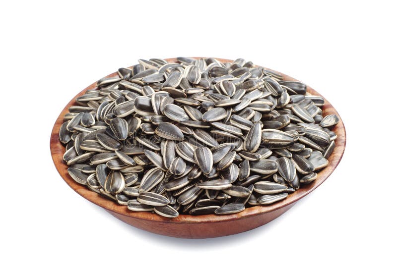 Sunflower seeds in a sack stock image. Image of cooking 37196955