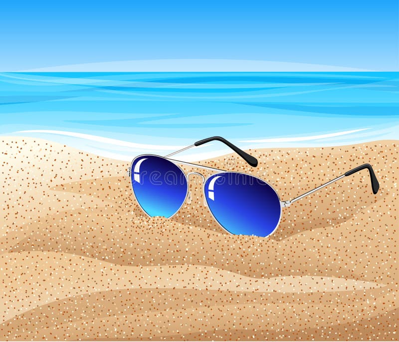 Sunglasses Beach Reflection Stock Illustrations 1,540 Sunglasses Beach Reflection Stock