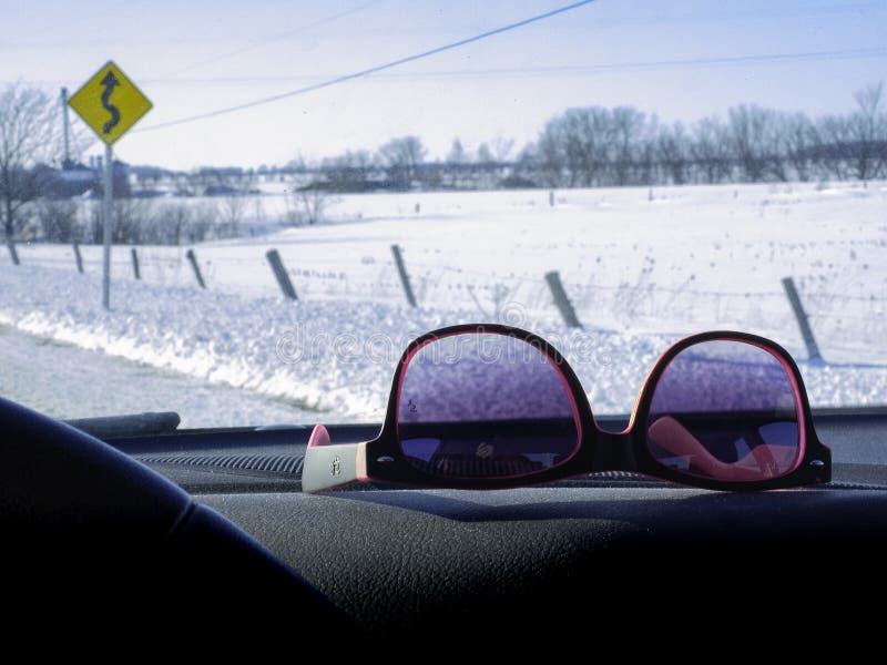 Sunglasses on the Dashboard Stock Image Image of eyewear, automotive 189391535