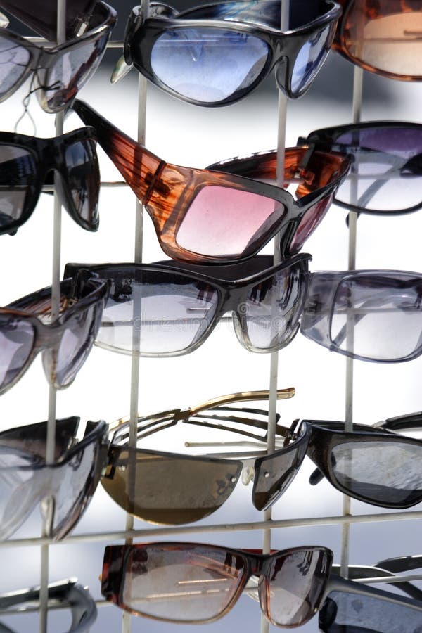 Lots of sunglasses stock image. Image of glass, isolated 12942941