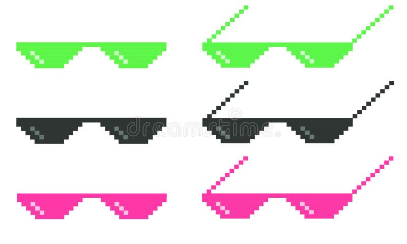 Sunglasses Pixel Stock Illustrations – 773 Sunglasses Pixel Stock ...