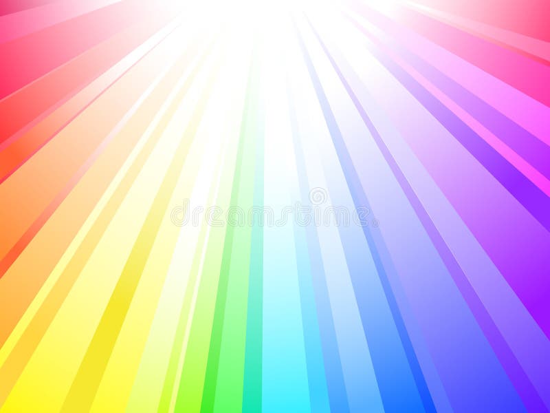 Sunlight (rainbow Background) Stock Vector - Illustration of shiny, effect:  55434444