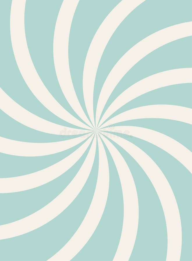 Sunlight Spiral Background. Faded Blue and Beige Color Burst ...