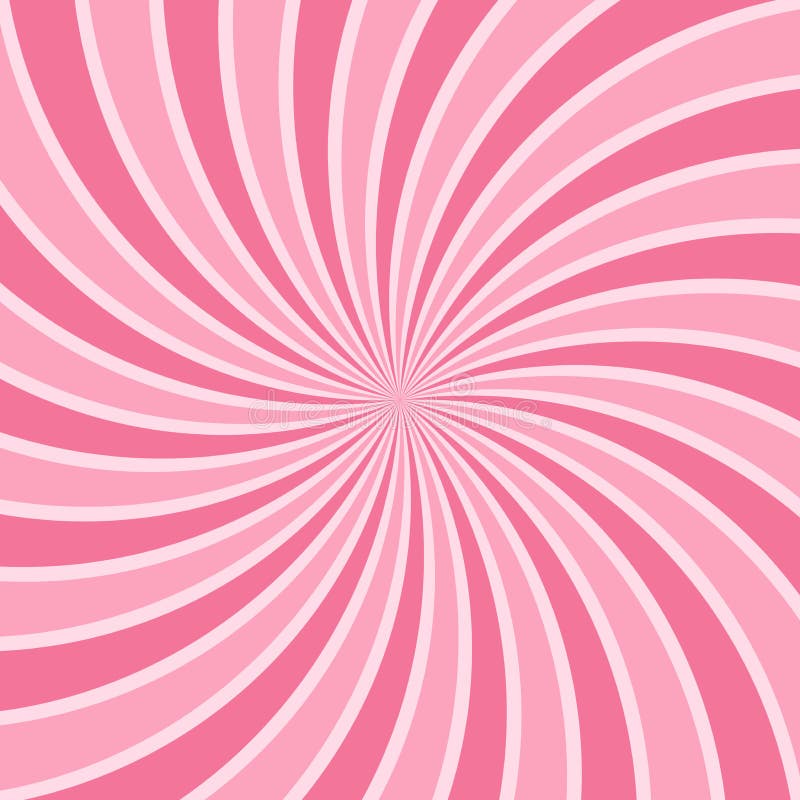 Sunlight Swirl Rays Background. Candy Pink Spiral Burst Wallpaper ...