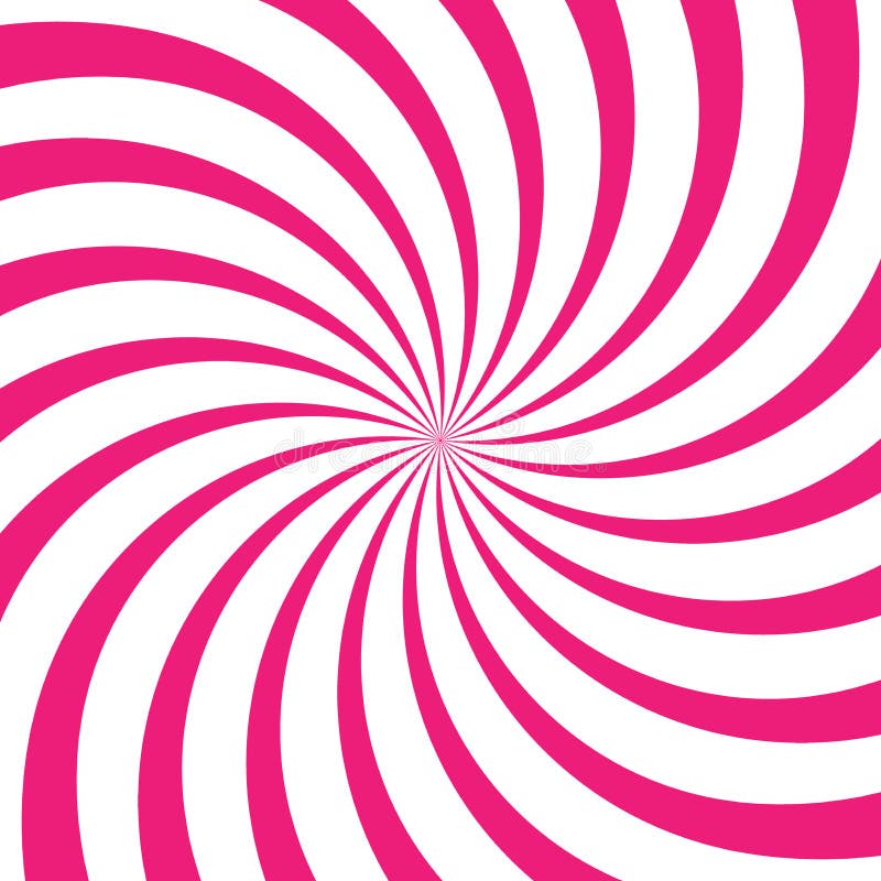 Sunlight Swirl Rays Wide Background. Pink Spiral Burst Wallpaper Stock ...