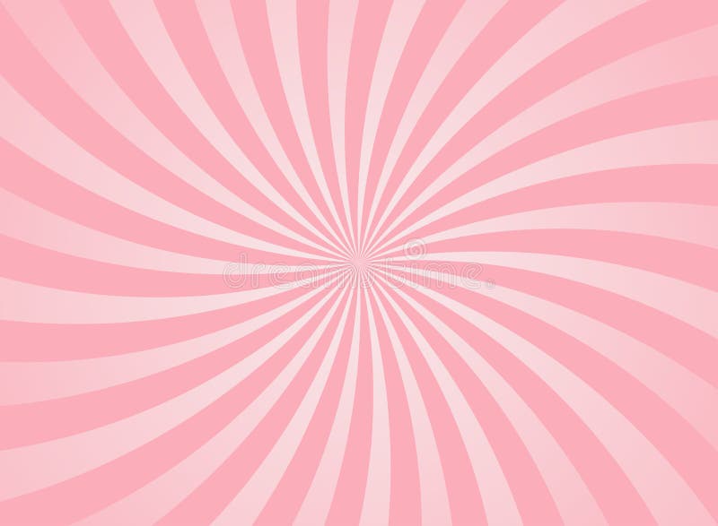 Sunlight Swirl Rays Wide Background. Pink Spiral Burst Wallpaper ...