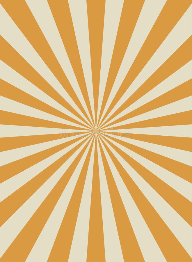 Sunlight Vertical Abstract Background. Orange and Gold Color Burst