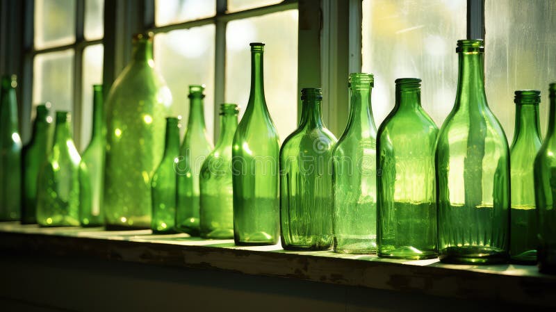 Sunlight vintage green royalty free illustration