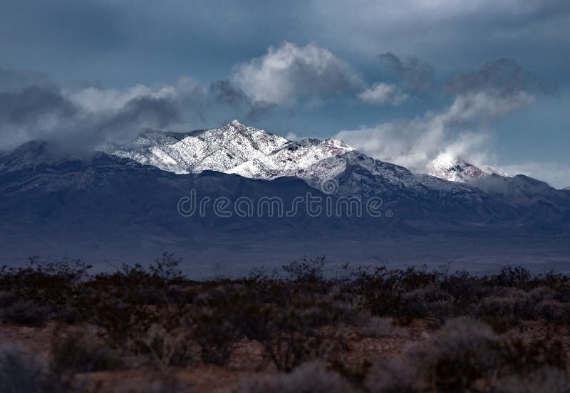 Sunlit Mormon Peak