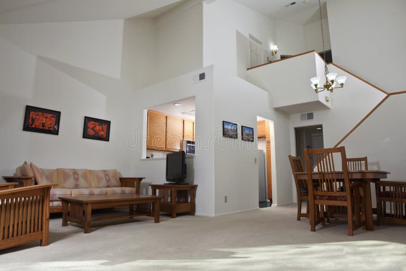 Sunny Condo Living Room royalty free stock photography Sunny Condo Living Room royalty free stock photography