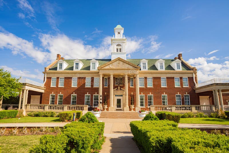 Sunny Exterior View of the Dominion House Stock Image Image of