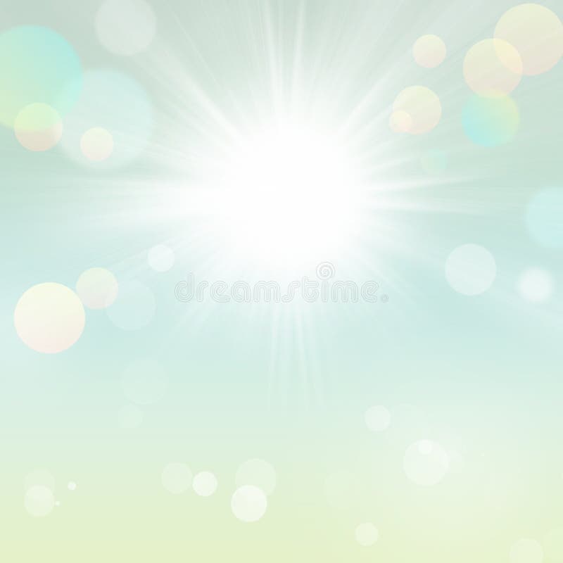 Sunny Nature Summer Spring Background abstracto con Sun libre illustration Sunny Nature Summer Spring Background abstracto con Sun libre illustration