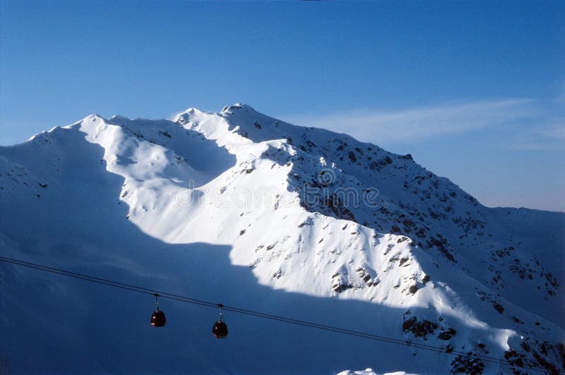 Sunny peaks royalty free stock photography Sunny peaks royalty free stock photography