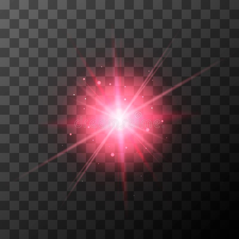 Sunny Red Glow Lighting Effect. Stock Illustration - Illustration of  explode, heat: 84266581
