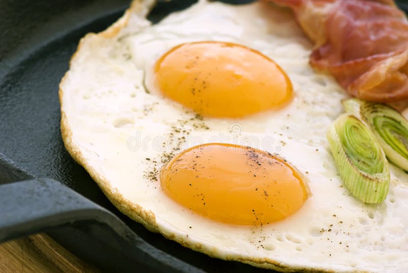 Sunny Side Up stock image. Image of breakfast, food, bacon 11280499
