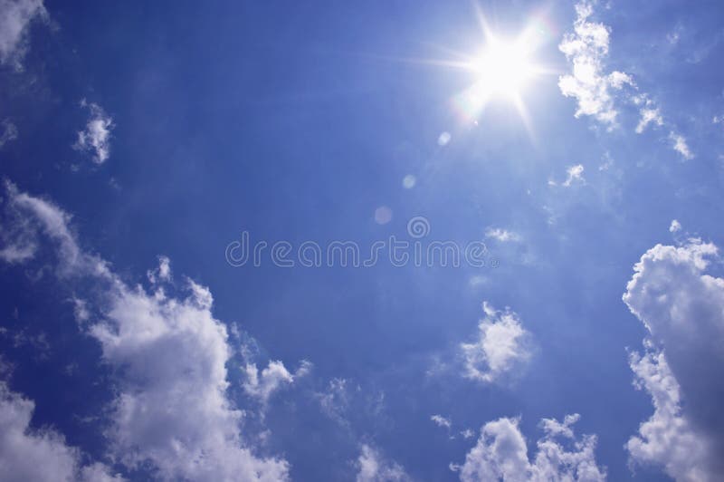 Sunny Skies stock image. Image of climate, scorch, midday 199667