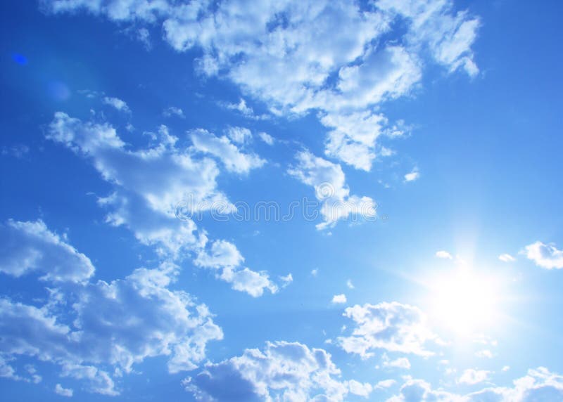 Sunny sky background