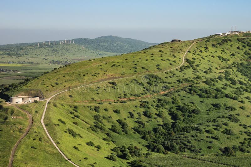 Sunny Slope stock image. Image of countryside, grass 77656595