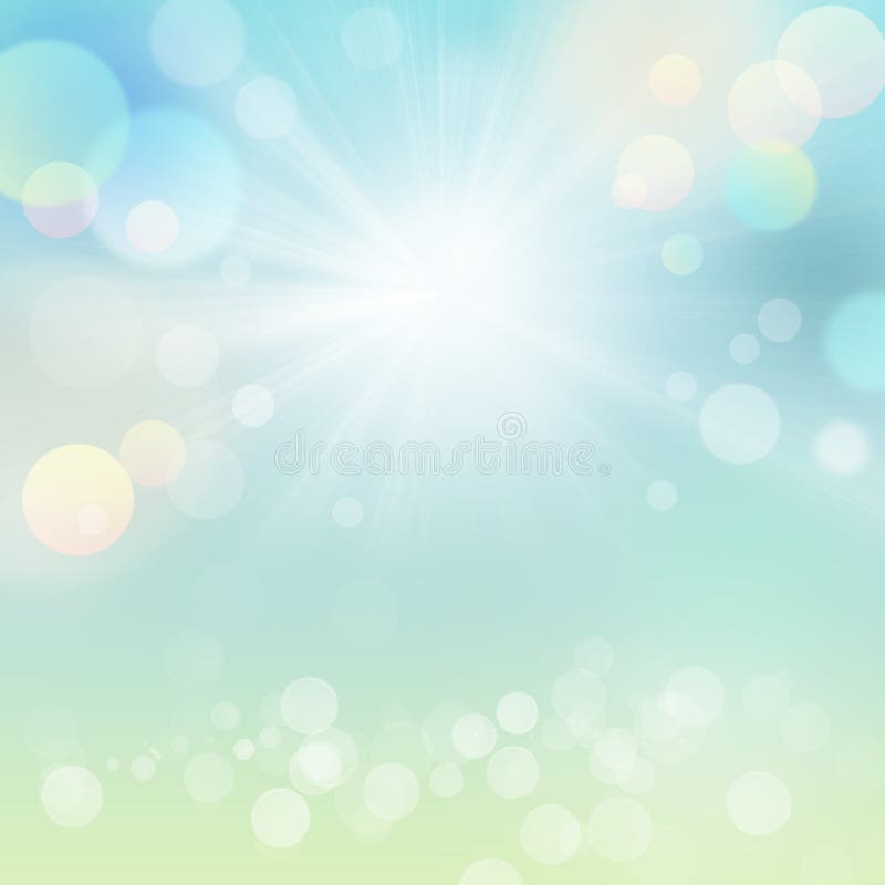 Spring Summer Holiday Background Blur vector illustration