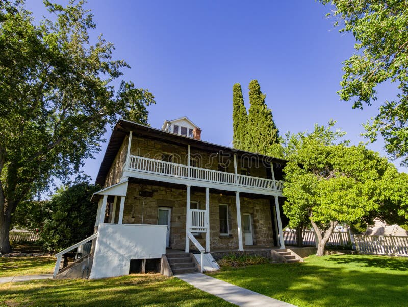 Sunny View of the Bonelli House Stock Photo Image of museum, tree