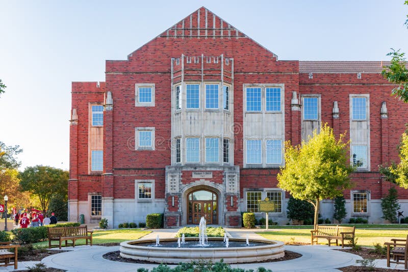 Sunny View of the Campus of OU during Parade Editorial Photo