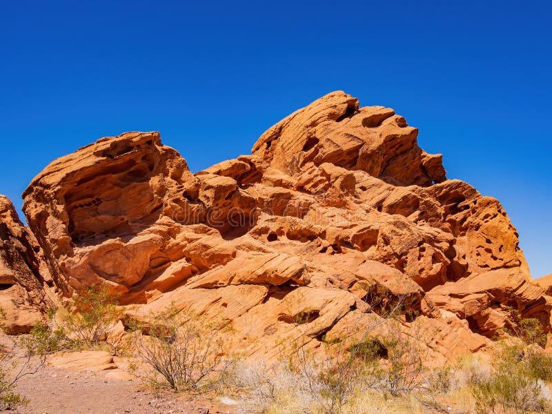 Sunny View of the Landscape of Redstone Park Stock Image Image of