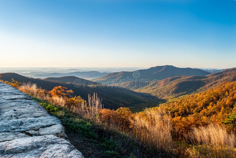 Sunrise in the Appalachian Mountains
