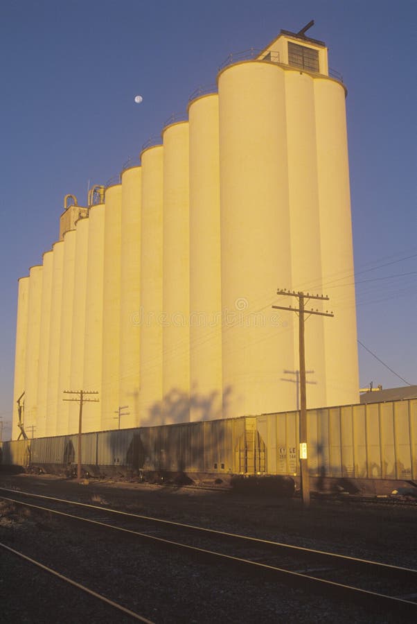 Grain Silo on Farm in Gilbert Arizona Editorial Stock Image Image of crop, backgrounds 143362024
