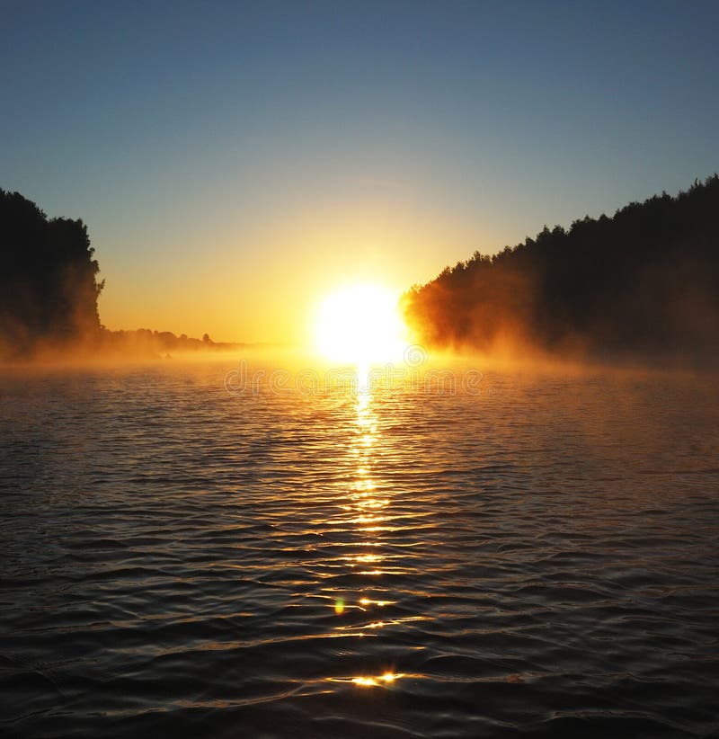 Sunrise on the lake