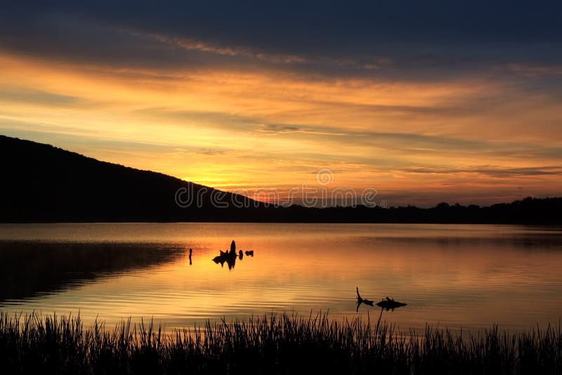 Sunrise at Locust Lake