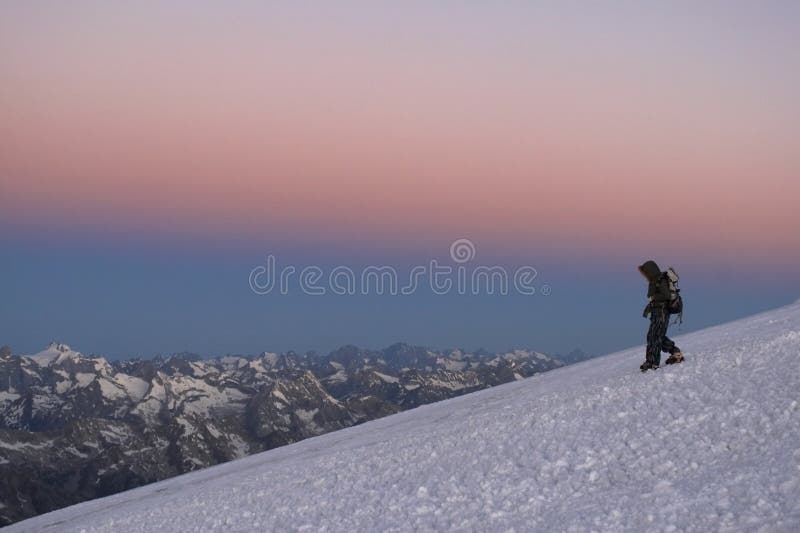 Sunrise in the mountains